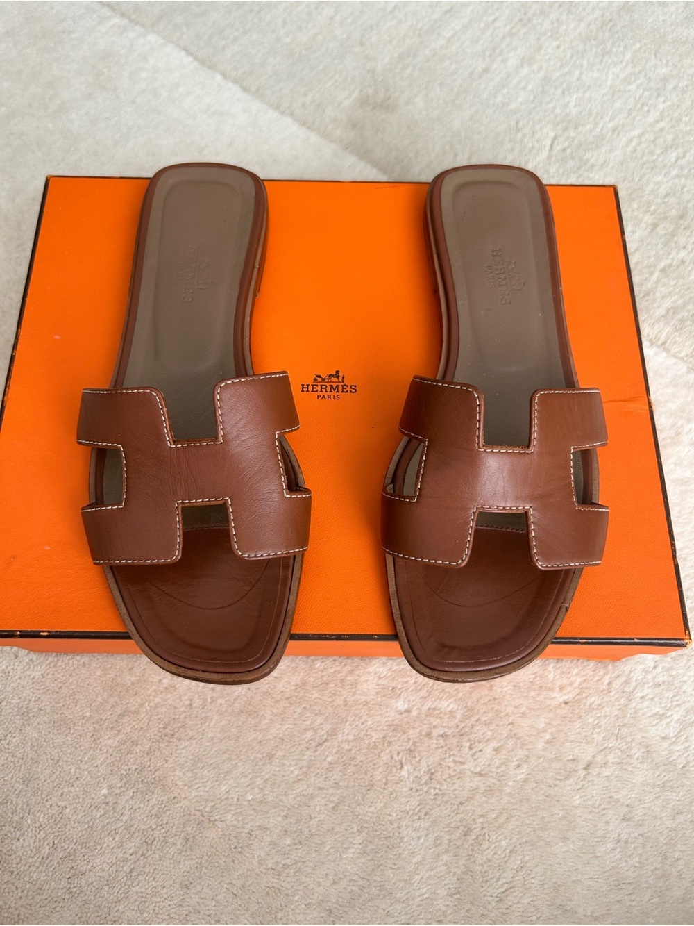 Authentic Hermès Oran Sandals